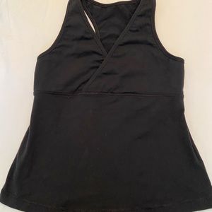 Lululemon black tank size 10